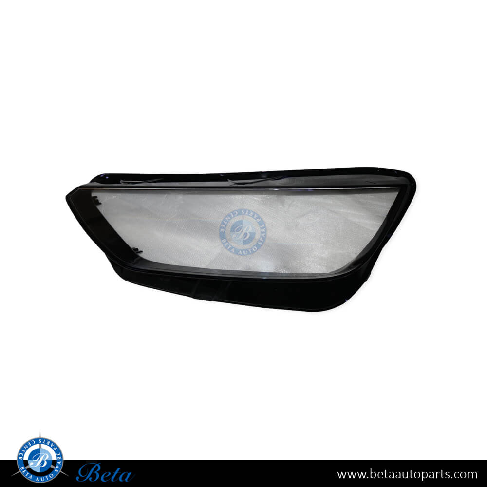 Left Side Headlamp Lens for Audi Q5 2021-Up models, Part Number 80A941033F Left Side Headlamp Lens for Audi Q5 2021-Up models, Part Number 80A941033F